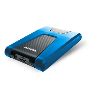 ADATA HD650 išorinis kietasis diskas (1 TB; 2,5"; USB 3.2; mėlynos spalvos)