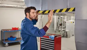 Lipni žymėjimo juosta TESA Signal , PP, 50mm x 66m, geltona-juoda