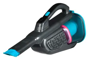 "Black & Decker" BHHV320J rankinis dulkių siurblys Mėlynas, titano spalvos, be maišelio