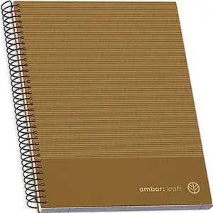 A5 Hardcover Sp Bk 100sh Kraft Sq