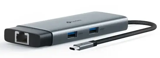 TP-Link UH6120C interface hub USB Type-C Grey