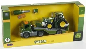 KLEIN John Deere traktorius su priekaba 3908