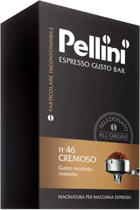 Kava PELLINI Espresso Gusto Bar Cremoso, malta, 250 g