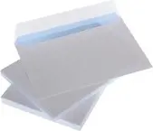 Vokai C4 229x324mm, balti 90 g., su nuplėšiama juostele (500)