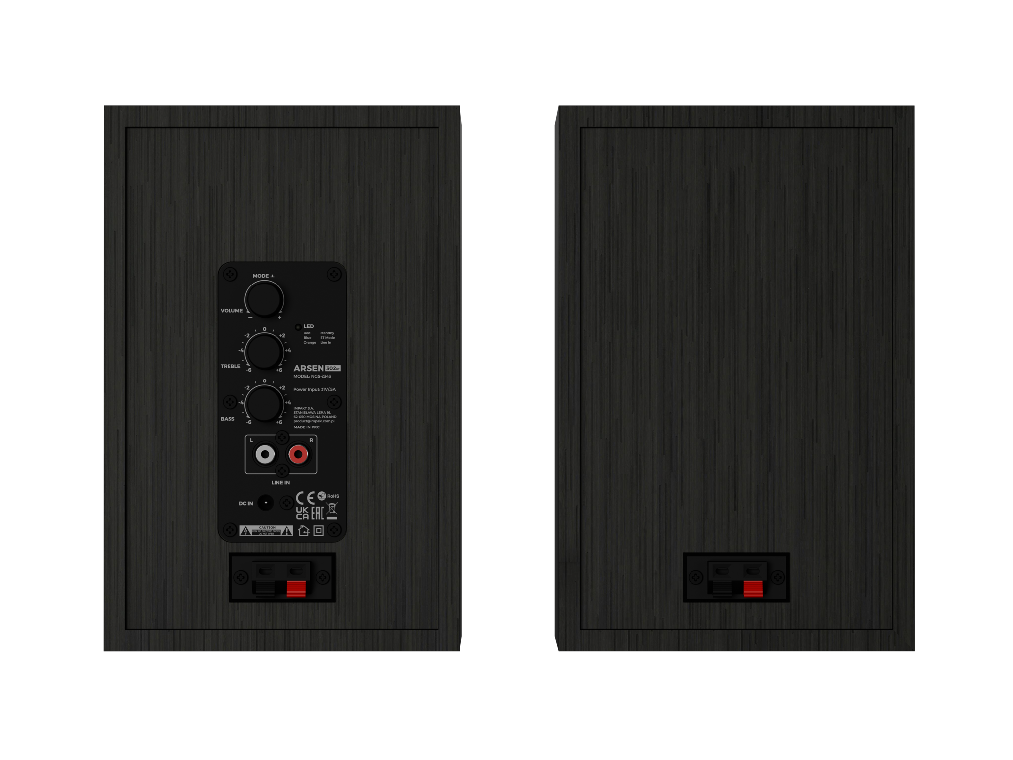 N-Gear Speakers | Arsen 302BT | 20 W | Bluetooth | Black | Wireless connection