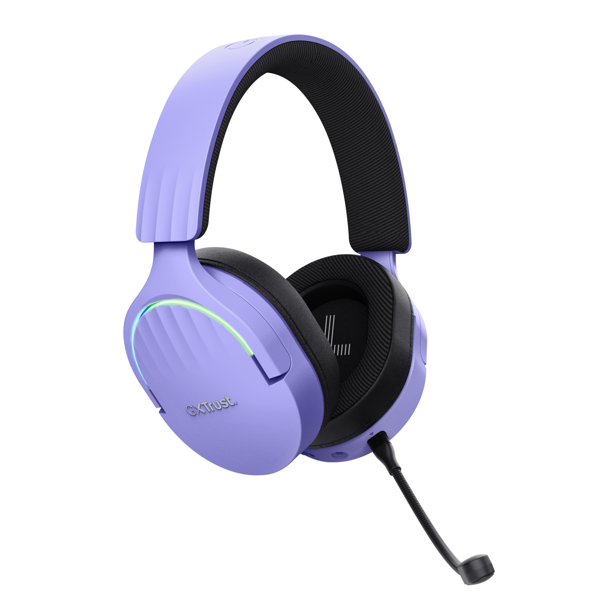 Trust GXT 491P FAYZO, Wired & Wireless, Gaming, 20 - 20000 Hz, 290 g, Headset, Black, Purple