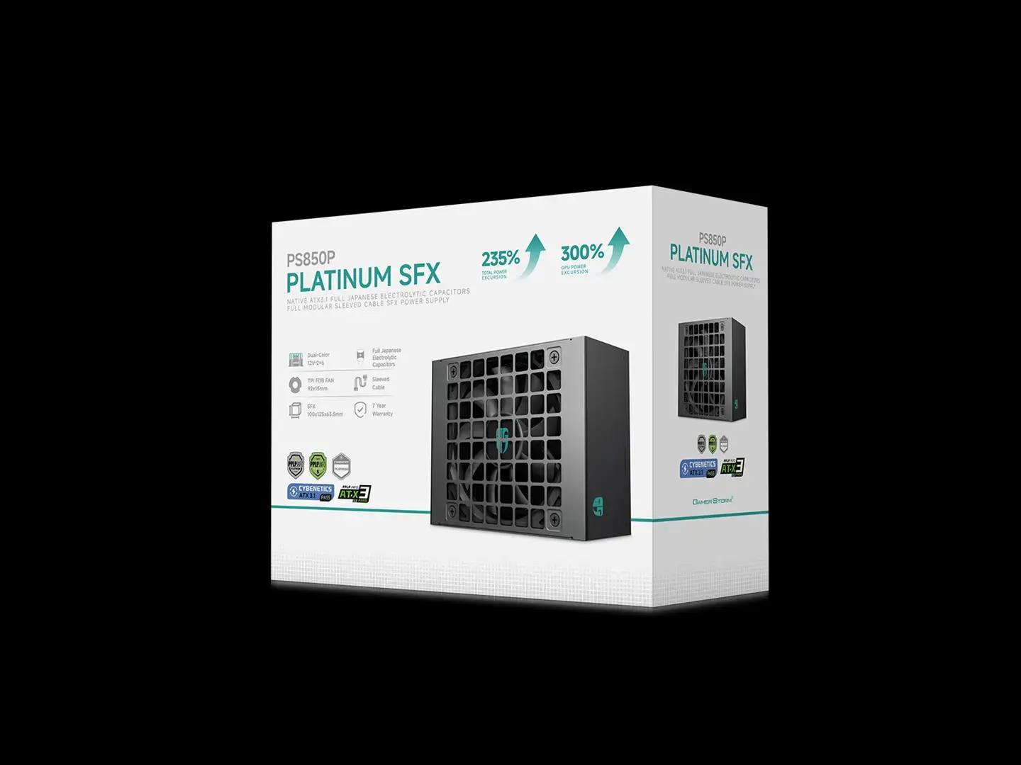 Maitinimo blokas Deepcool R-PS850P-FE0B-JGEU, 850 W, 80 PLUS Gold