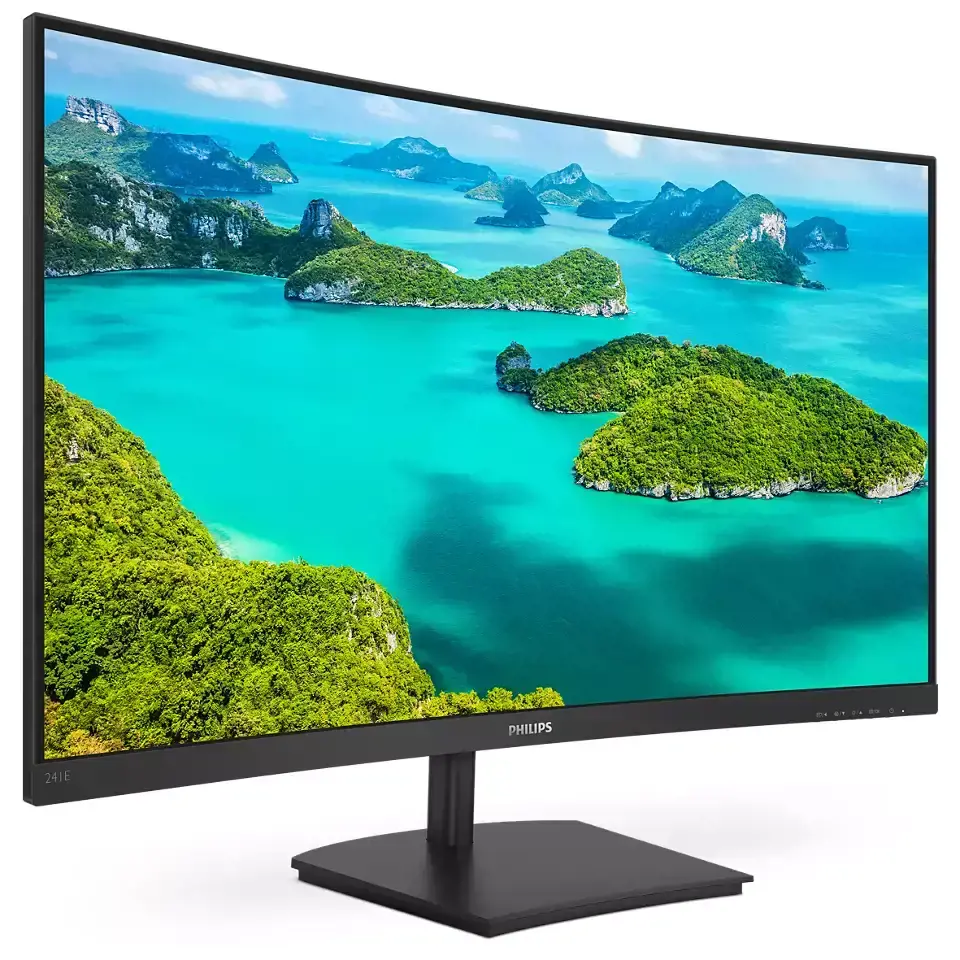 Monitorius PHILIPS 241E1SC/00 23.6inch Curved VA WLED 1920x1080 D-SUB HDMI