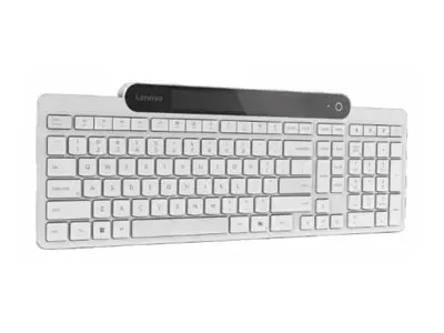 Lenovo 800 Self-Charging Bluetooth Keyboard-US English | Keyboard | Bluetooth | US English | White