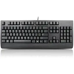 Lenovo 4X30M86918, pilno dydžio (100%), laidinis, USB, QWERTY, juodas