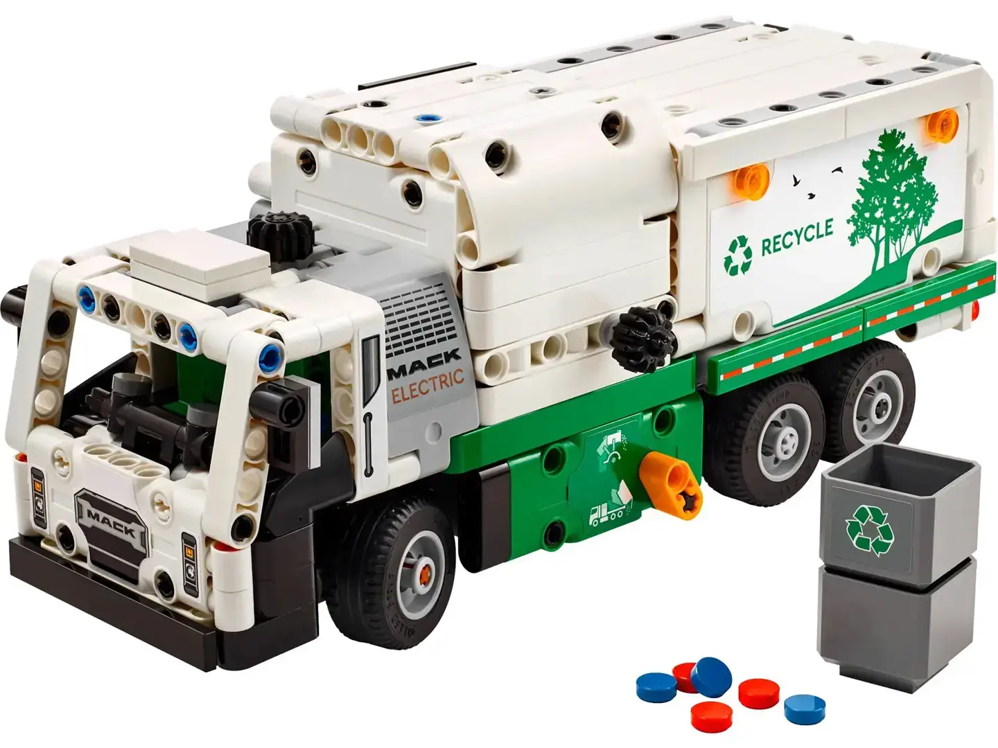 LEGO TECHNIC 42167 MACK LR ELECTRIC GARBAGE TRUCK