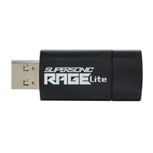 "Patriot Memory Supersonic Rage Lite" USB atmintinė 64 GB USB Type-A 3.2 Gen 1 (3.1 Gen 1), juoda, …