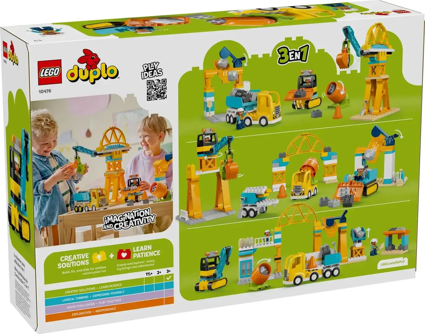 LEGO DUPLO 10476 3 in 1 Construction Site and Vehicles