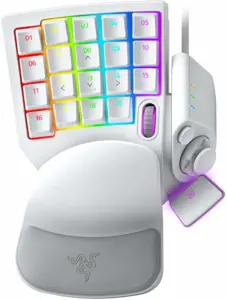 "Razer Tartarus Pro" žaidimų klaviatūra, laidinė, balta