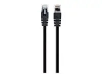 GEMBIRD PP12-1M/BK Gembird sujungimo kabelis RJ45, cat.5e, UTP, 1 m, juodas