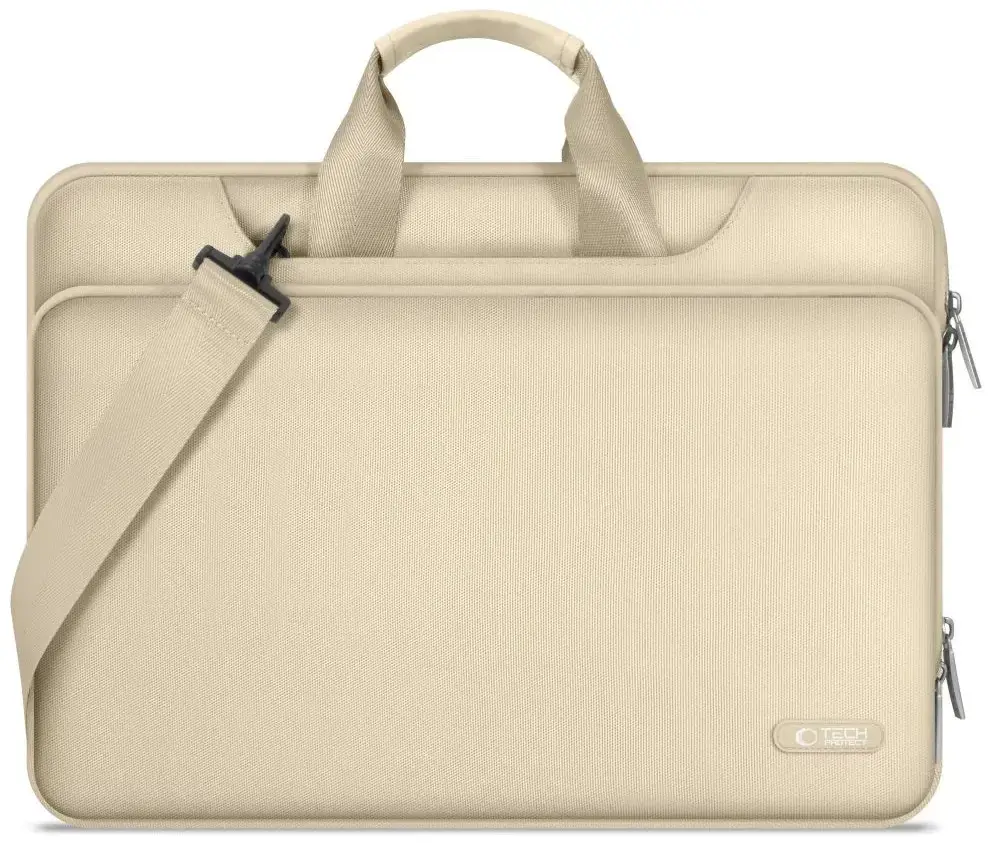 Tech-Protect laptop bag PocketBag 16", beige