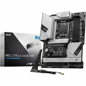 MSI PRO Z790-A MAX WIFI, "Intel", LGA 1700, "Intel® Celeron®", "Intel® Pentium®", "Intel® Pentium® …
