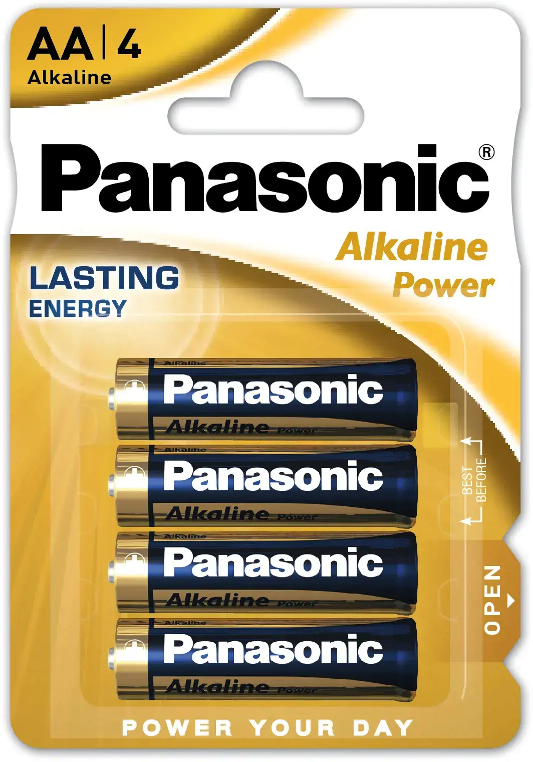 Panasonic LR06-4BB Alkaline Power AA (LR06) BLISTER PACK 4PCS.