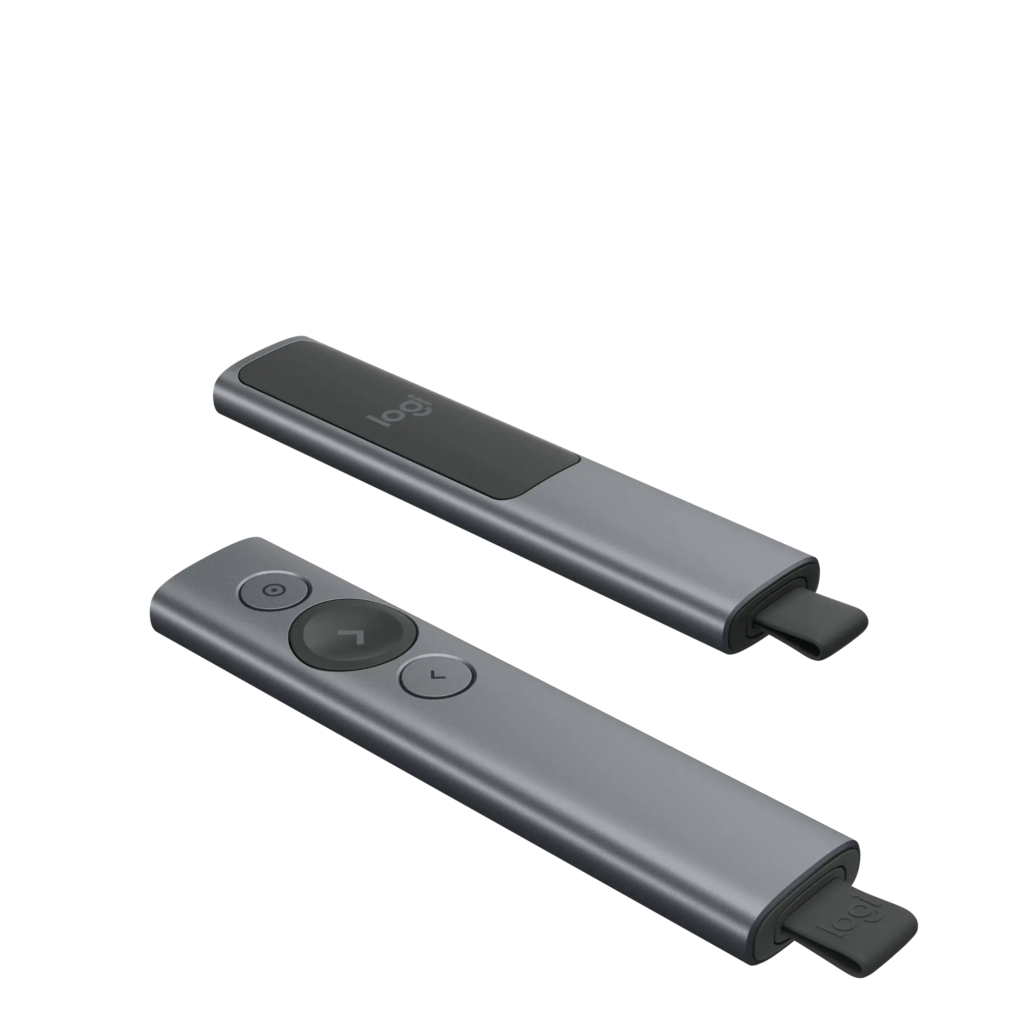 "Logitech Spotlight", "Bluetooth/RF", USB, 30 m, pilka