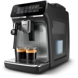 Philips EP3329/70, Espresso machine, Coffee beans, Built-in grinder, Black, Steel