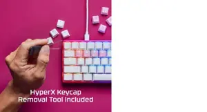 "HyperX PNK" guminių žaidimų priedų rinkinys JAV