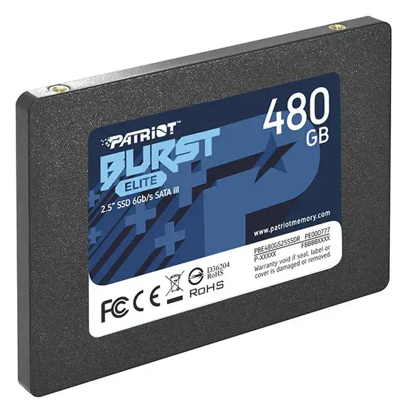 SSD diskas PATRIOT MEMORY Burst Elite 480 GB, 2.5", Serial ATA III