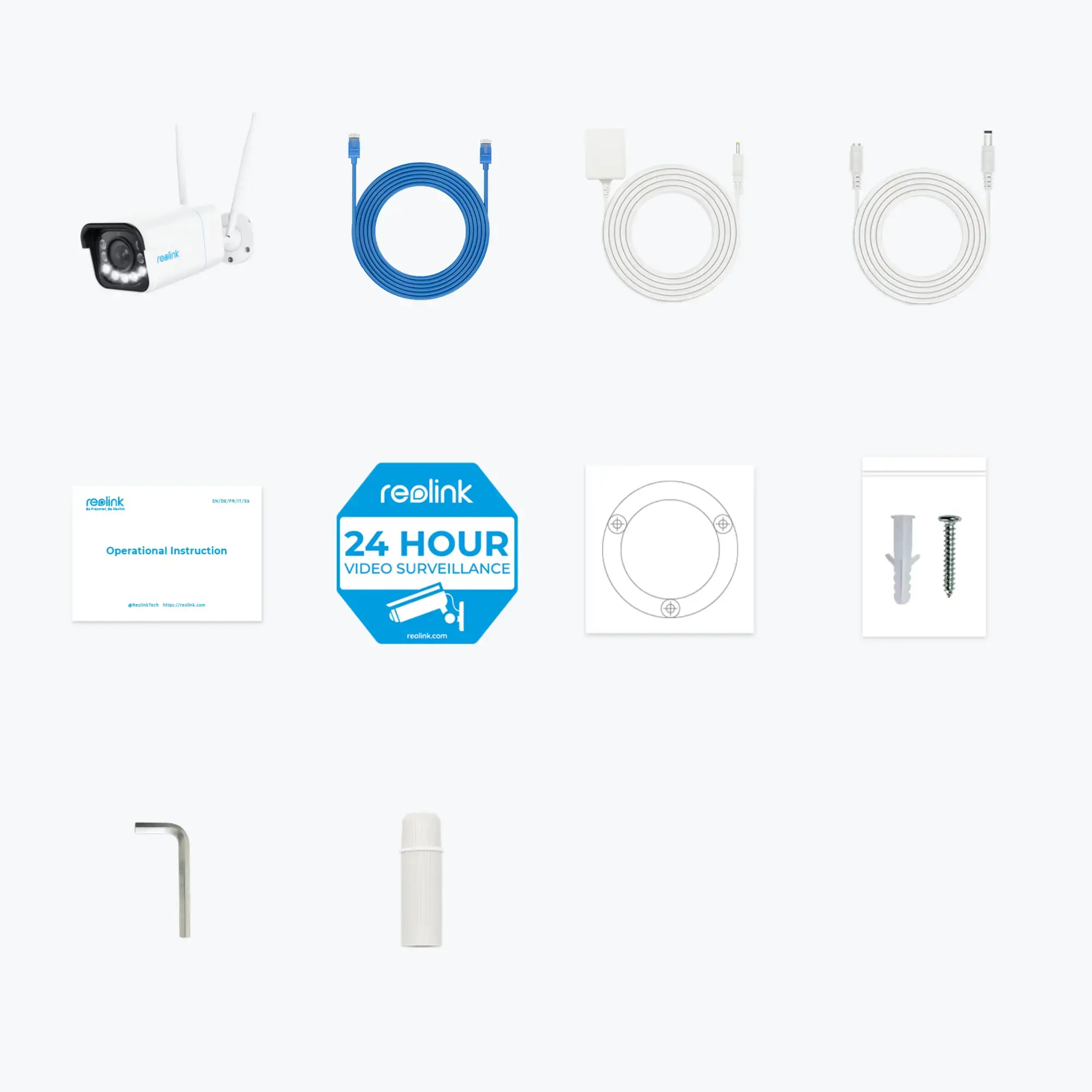 Reolink W430 - 4K Outdoor Camera, Next-Gen Wi-Fi 6, 5X Optical Zoom, Person/Vehicle/Animal Detection, Color Night Vision, IP security camera, Outdoor, Wired & Wireless, Google Assistant, 450 lm, 6500 K