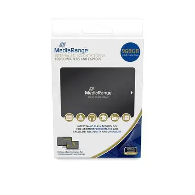 SSD MEDIARANGE  960 GB Serial ATA III Write speed 480 MB/s Read speed 550 MB/s Blister 2.5" MR1004