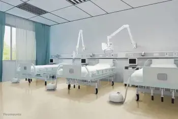 "Neomounts by Newstar" medicininis sieninis laikiklis, 7 kg, 25,4 cm (10"), 68,6 cm (27"), 100 x 100 mm, aukščio reguliavimas, baltas