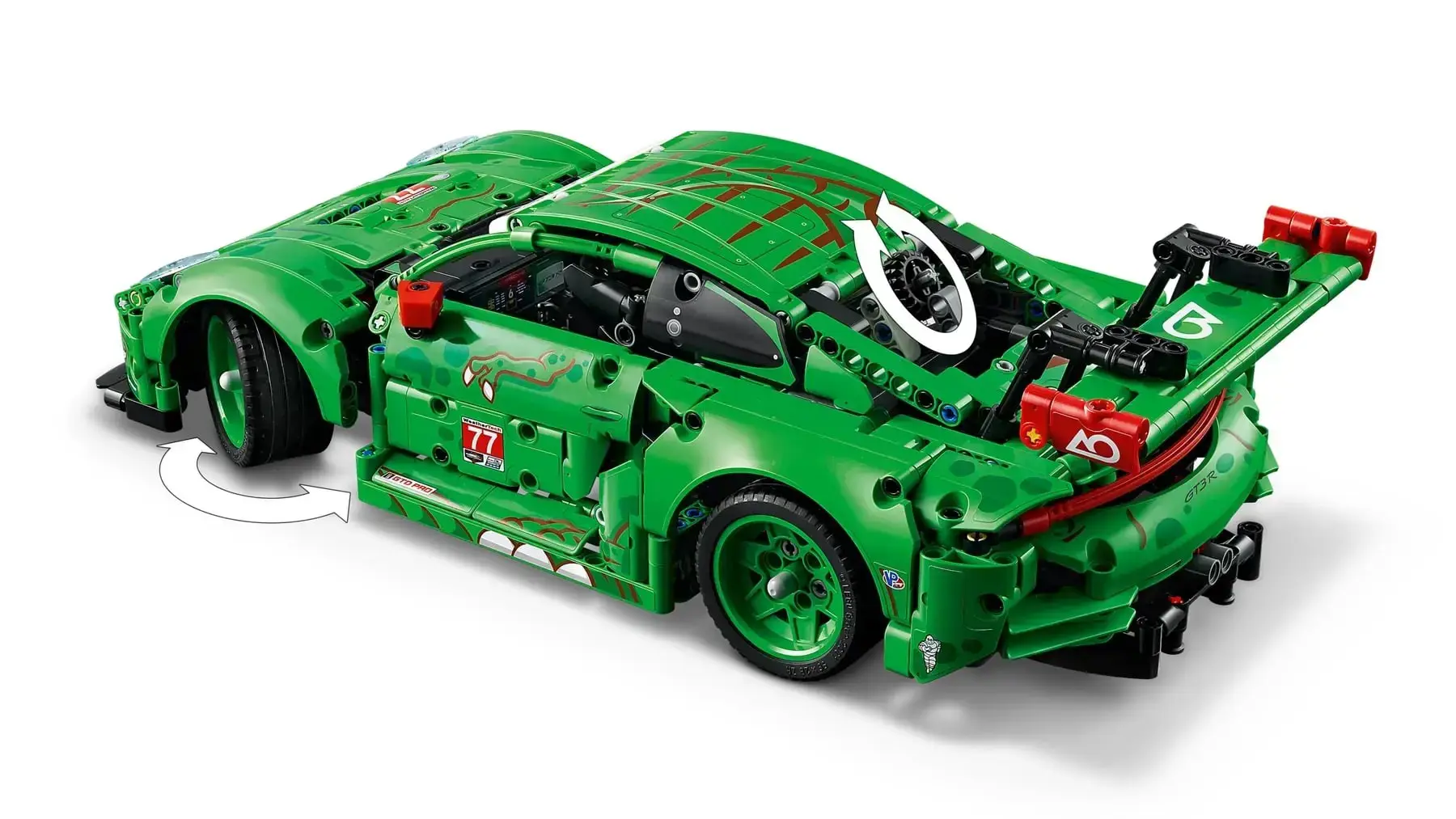 LEGO TECHNIC 42224 Porsche 911 GT3 R REXY AO Racing Car