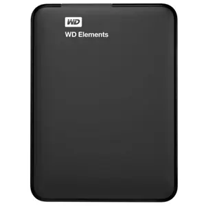 External HDD WESTERN DIGITAL Elements Portable 1TB USB 3.0 Colour Black WDBUZG0010BBK-WESN