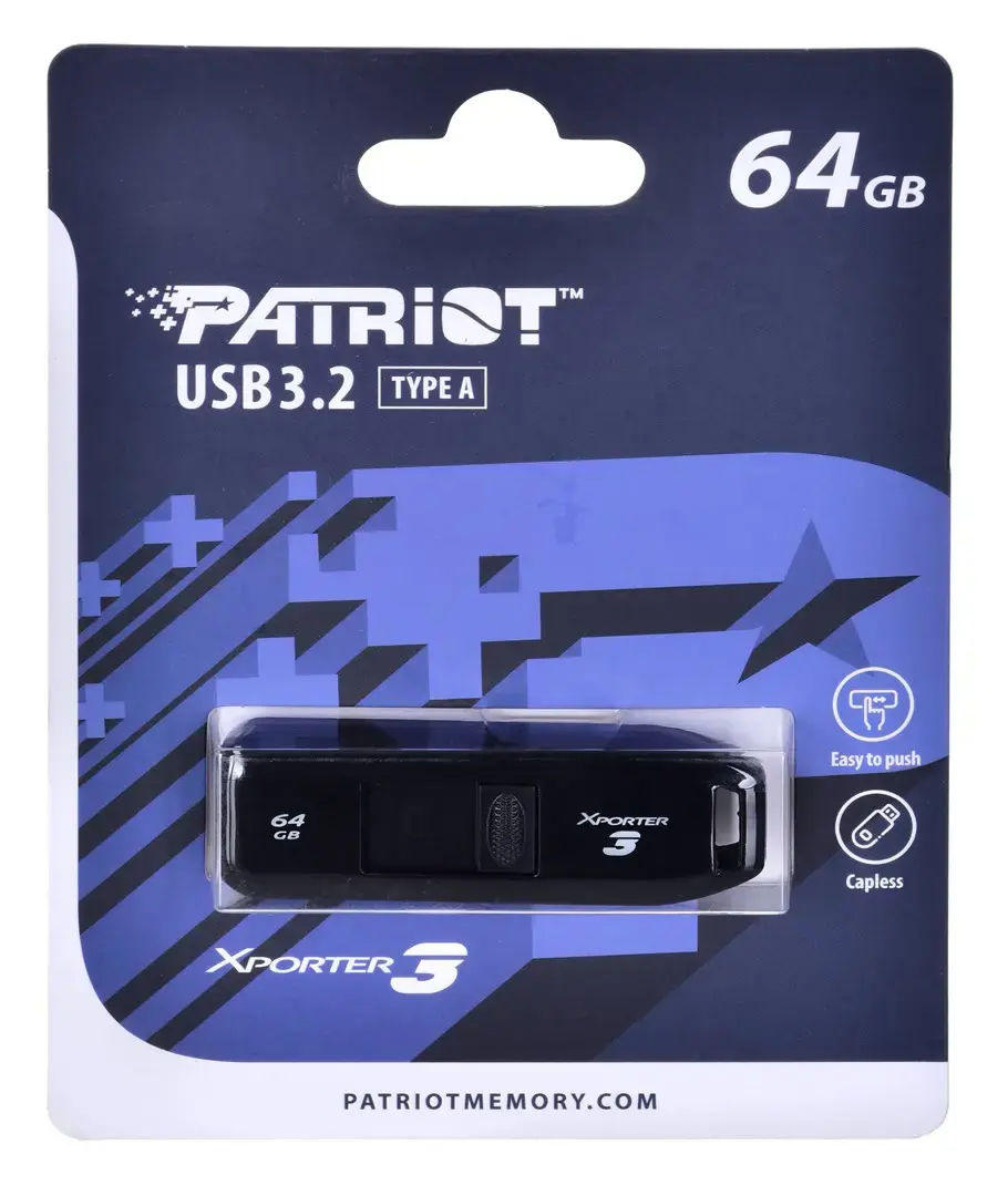 PARTIOT FLASHDRIVE Xporter 3 64GB A tipo USB 3.2