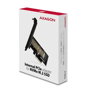 AXAGON PCEM2-N PCI-E 3.0 4x - M.2 SSD NVMe, iki 80 mm SSD