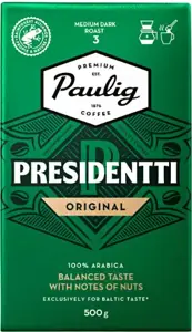 Kava PAULIG PRESIDENTTI ORIGINAL, malta, 500 g