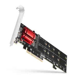 "Axagon PCEM2-ND PCIE 2X NVME M.2 KONTROLERISPCI-Express x8 vidinis valdiklis, skirtas dviem NVMe M…