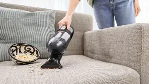 "Bosch Serie 4" BBH3ZOO28, sausas, be maišelio, 0,4 l, 82 dB, juodas, raudonas