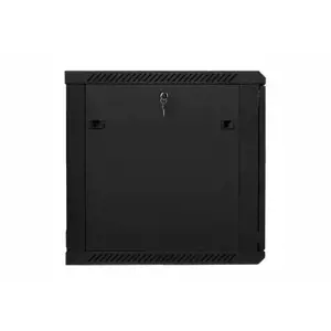 LANBERG WF01-6612-10B "Lanberg" sieninė spinta 19 išardoma plokščia pakuotė 12U/600x600 mm, juoda