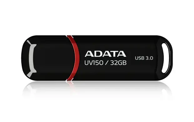 A-DATA UV150 32GB USB3.0 atmintinė juoda