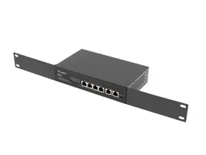 LANBERG komutatorius PoE 19 colių 6 prievadų 100MB 4 prievadai PoE 30W/prievadui maks. 60W DSP3-0105-60W nevaldomas