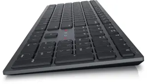 DELL KB900, pilno dydžio (100 %), RF belaidis ryšys + "Bluetooth", žirklinis klavišų jungiklis, QWERTY, grafito spalvos