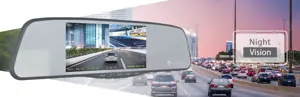 "Navitel MR255NV" išmanusis galinio vaizdo veidrodis su vaizdo registratoriumi