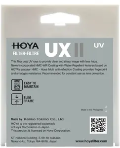 Hoya filter UX II UV 82mm