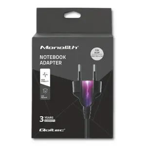 QOLTEC 50087 Nešiojamojo kompiuterio kintamosios srovės maitinimo adapteris Qoltec Acer 90W 4.74 A 19V 5.5x1.7