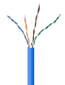 GEMBIRD UPC-5004E-SOL-B UTP kietas kabelis kat. 5 CCA 305 m ritinys mėlynos spalvos