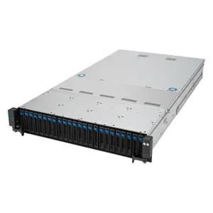 ASUS RS521A-E12-RS24U Socket SP5 Rack (2U) Black, Silver