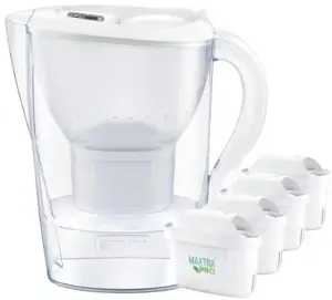 Marella XL 3.5l filter jug + 4 cartridges PRO Pure Performance cartridges White
