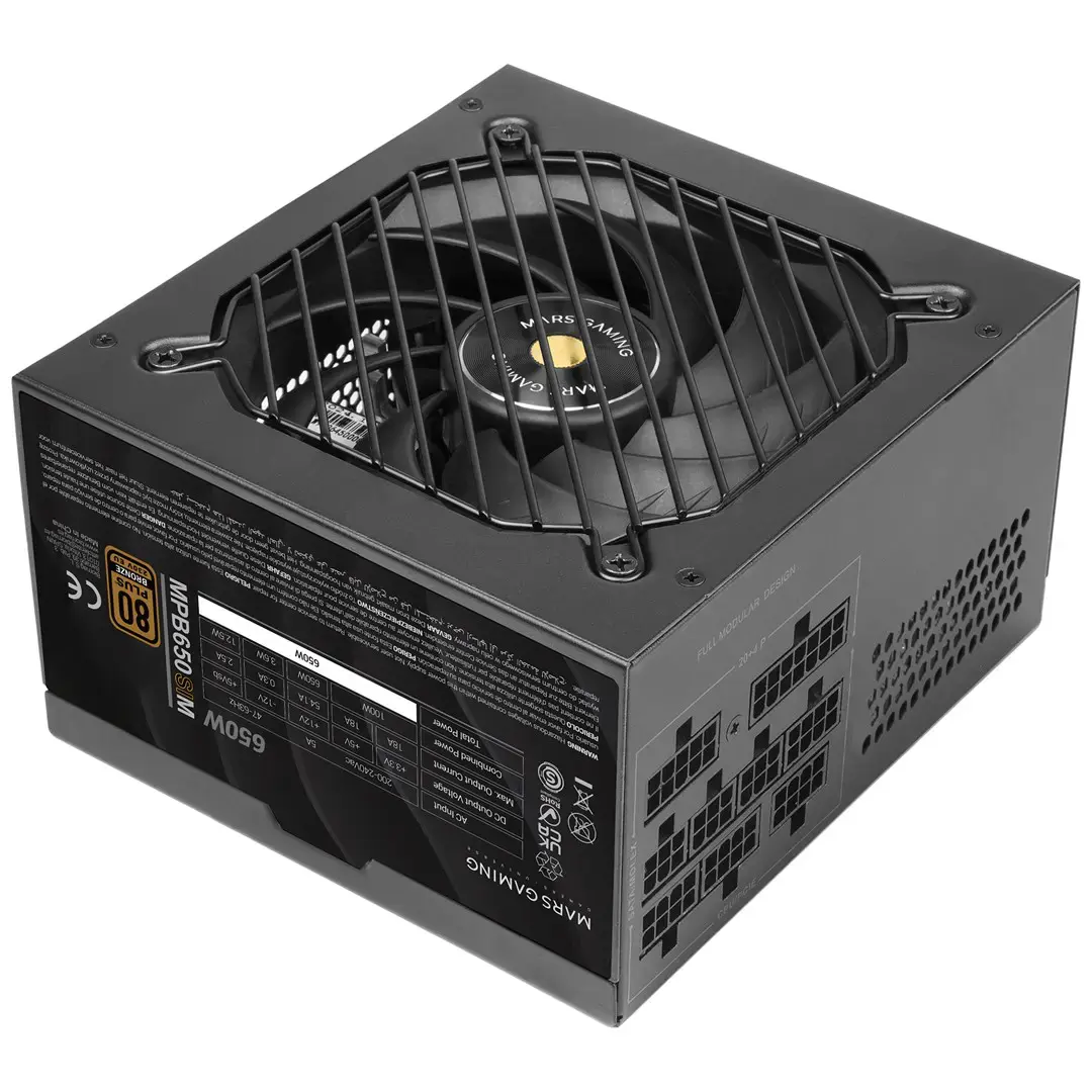 Maitinimo blokas TACENS TACMARS-MPB650SIM, 650 W, 80 PLUS Bronze