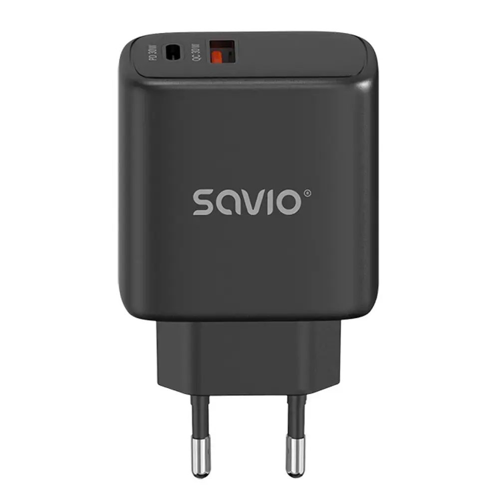 "SAVIO" TINKLO ĮKROVIKLIS 30 W GREITASIS ĮKROVIMAS, POWER DELIVERY 3.0 LA-06/B