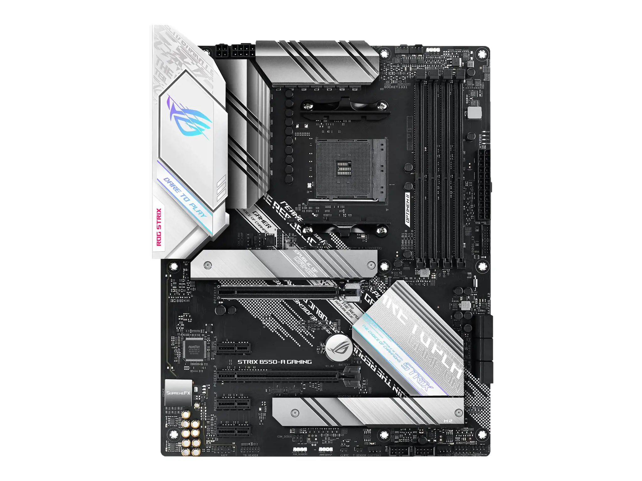 ASUS ROG STRIX B550-A GAMING, AMD, "Socket AM4", "AMD Ryzen™ 3", DDR4-SDRAM, 128 GB, DIMM