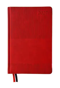 Kalendorius LINE, 2027, PU, A5, raudona LT